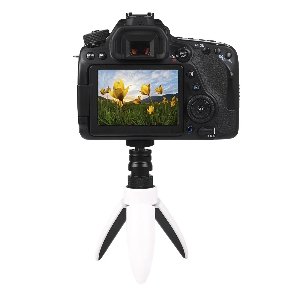 Черная красная мини шаровая Головка с винтом 1/4 дюйма для камеры DSLR штатив