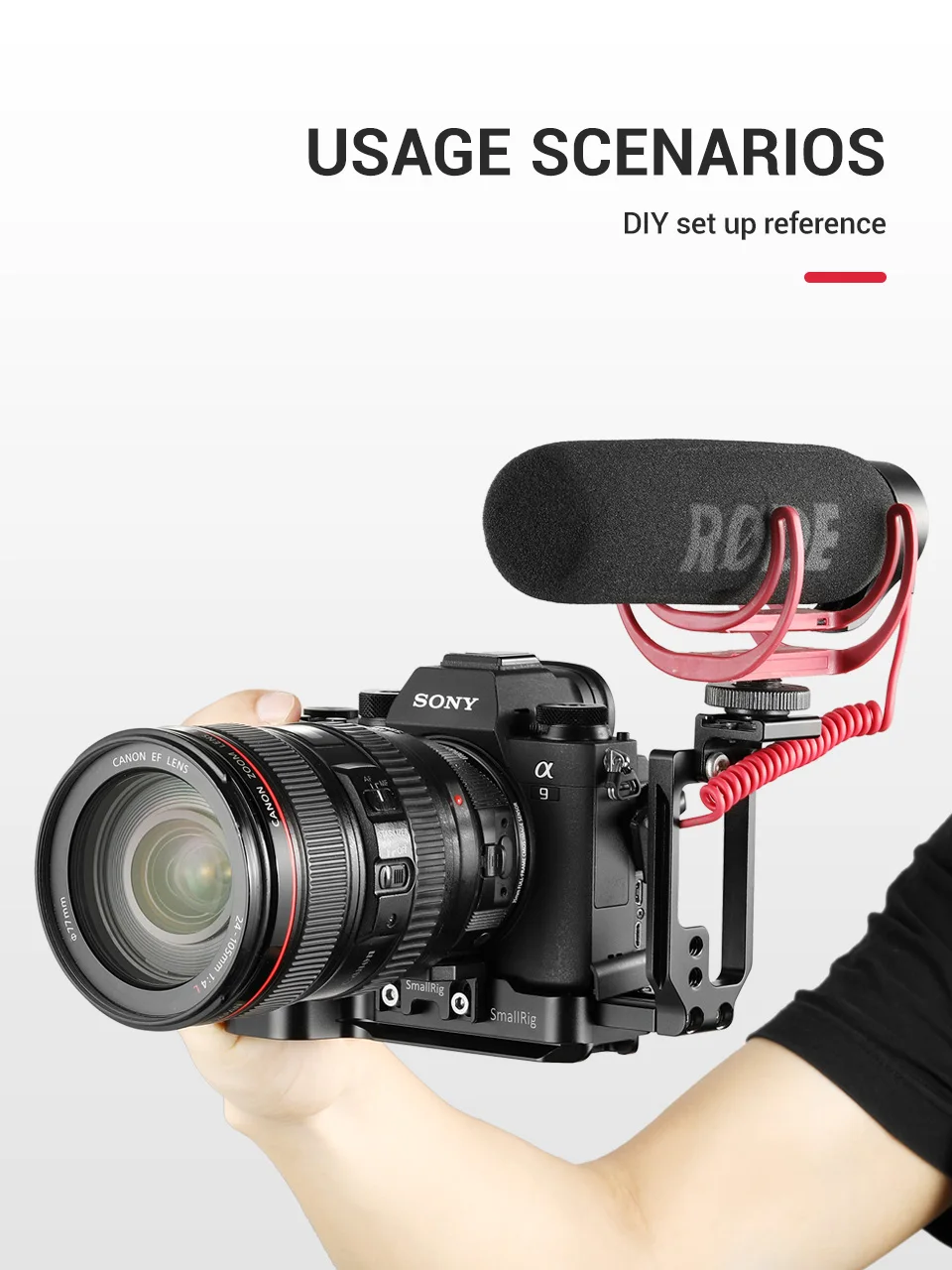 Быстросъемная пластина SmallRig A7R3 L для sony A7M3 l-кронштейн для sony A7 III/A7R III с Arca style Plate 2122