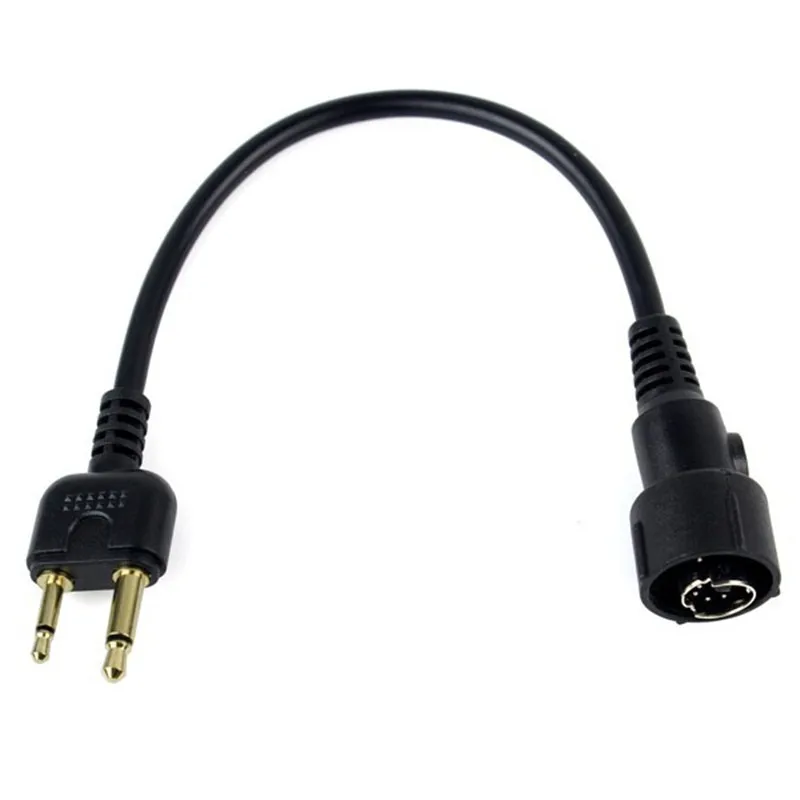 

NEW MINI DIN Plug Connect Throat Vibration MIC for Walkie Talkie V8 Vertex VX510 VX500 VX200 Two Way Radio