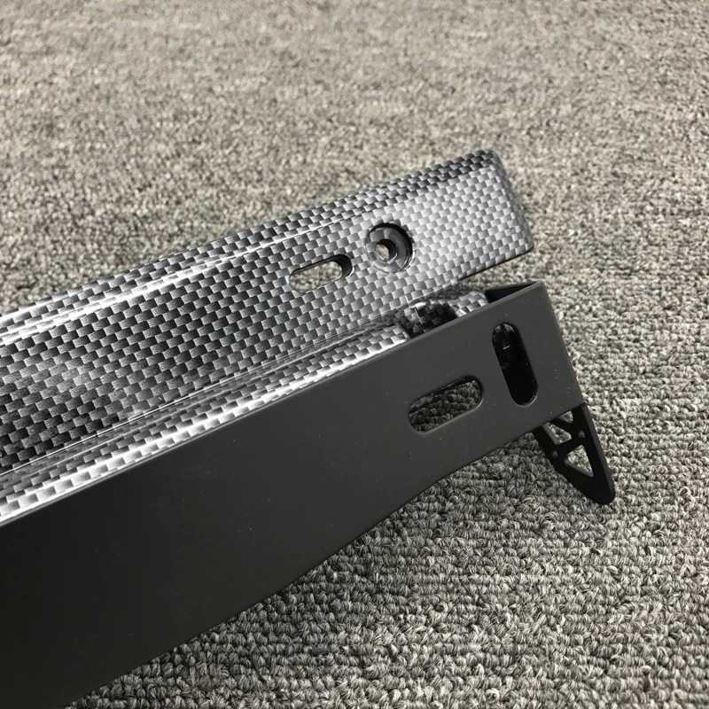 JEAZEA Universal Carbon Fiber Adjustable Number License Plate Frame Holder Bracket Hold Mount Relocator for VW Audi Ford | Автомобили и