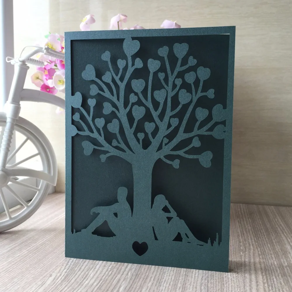 50 шт. свадебные приглашения в виде конверта|decorate card|laser cut invitacioneswedding invitation card envelope
