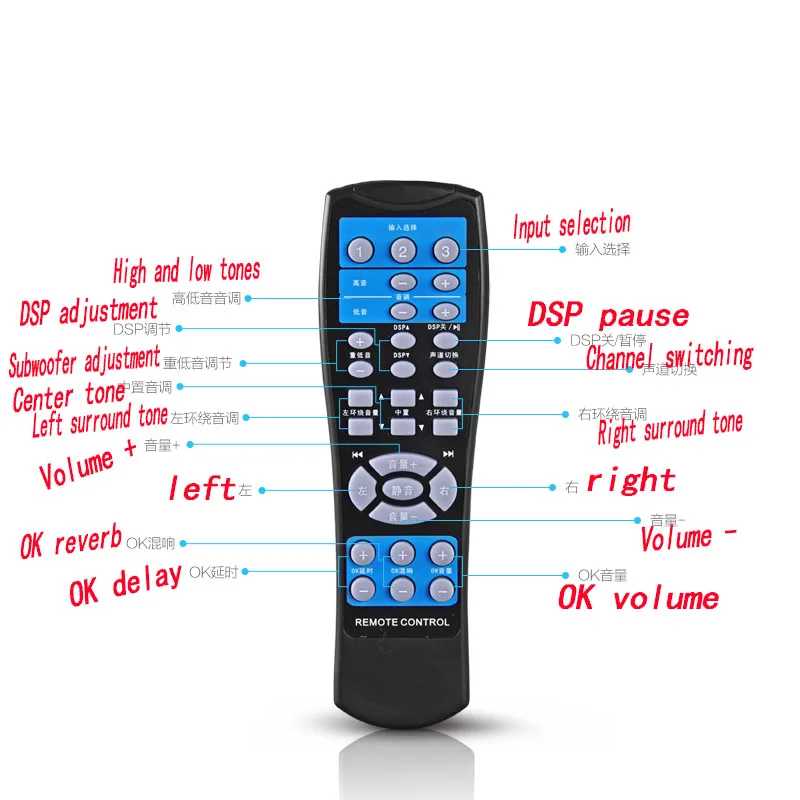 KYYSLB 220 В 450 Вт/600 Вт 40F/50F 5 1 Домашний кинотеатр Bluetooth усилитель профессиональный