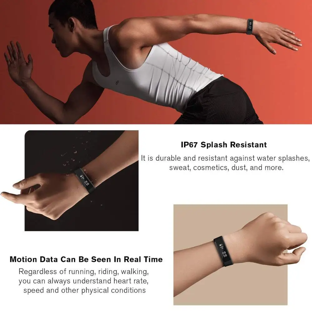 

RGLM ID115 Smart Watch Men Women Smart Wristbands Fitness Tracker Smart Bracelet Pedometer Smart band Waterproof Sleep Monitor
