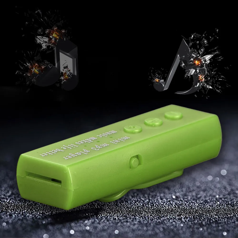 Mosunx Hifi мини USB клип цифровой Mp3 музыкальный плеер Поддержка 16 Гб SD TF карта Прямая