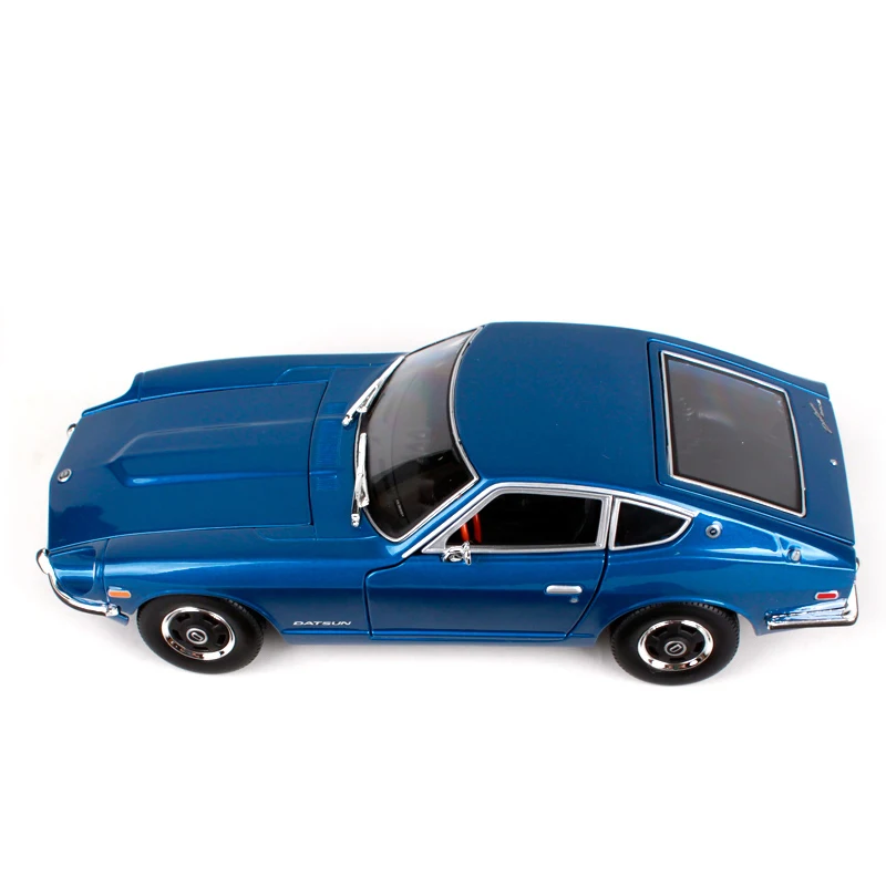 Maisto 1:18 1971 Datsun 240z оранжево-синий красный автомобиль литый под давлением для nissan