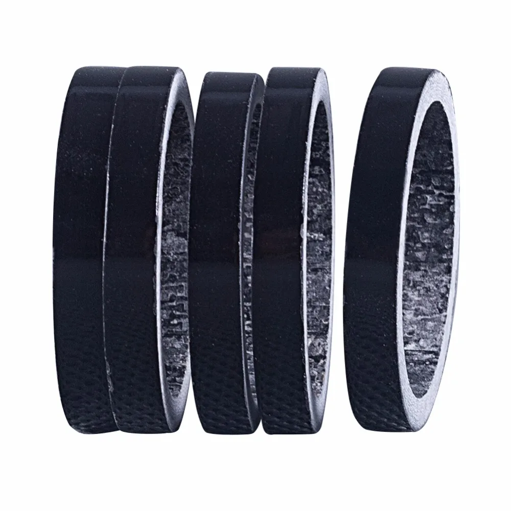 5 шт./лот мм черный матовый блеск полностью углеродное волокно гарнитура