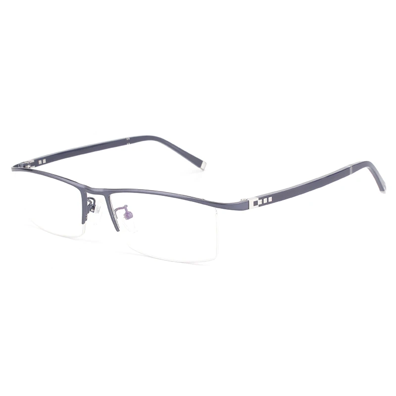 Opeco Мужские Рецептурные очки оправа модные RX Полуободковые оптические для