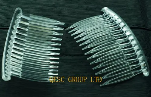 Оптовая продажа новый прозрачный пластиковый гребень 8 см x 5 по оптовой цене 50