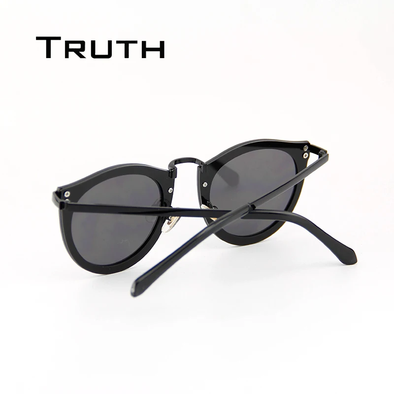 ПРАВДА new fashion Cat Eye женщины солнцезащитные очки на открытом воздухе металлические
