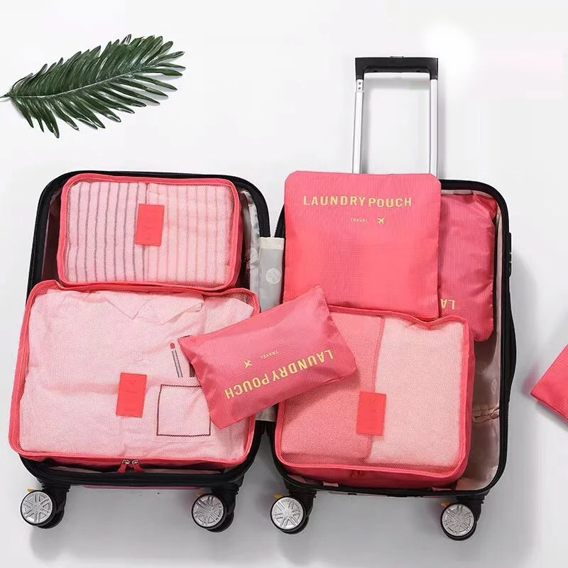 В наличии 6 шт. дорожная сумка для хранения одежды набор портативный органайзер