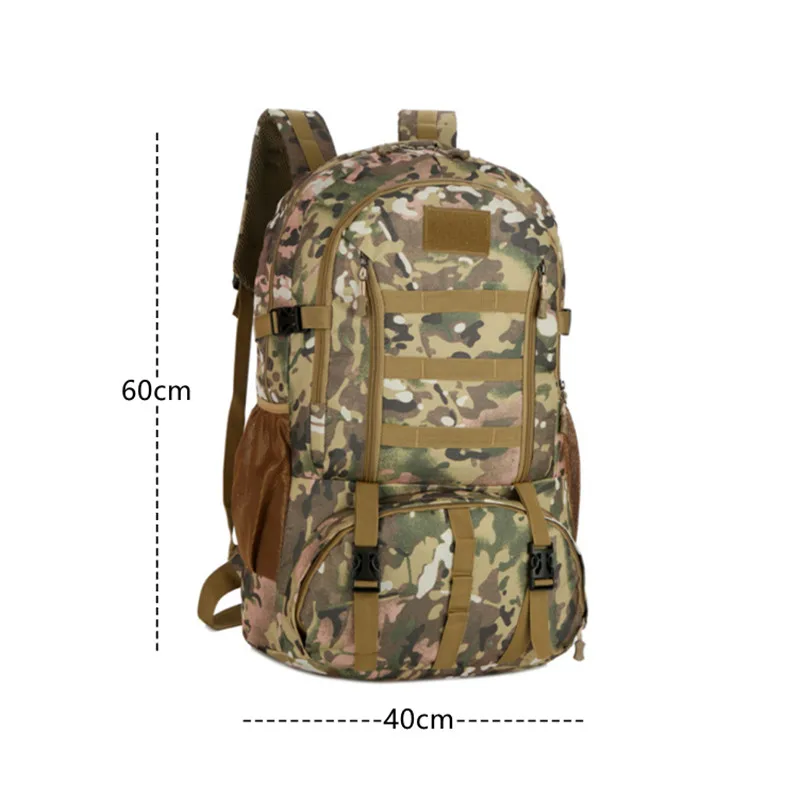 60L Molle Camo Тактический рюкзак военный армейский водонепроницаемый походный рюкзак туристический рюкзак для активного отдыха спортивная сумка для альпинизма