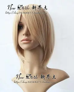 ГОРЯЧИЙ продавать&gt&gt&gt 511 Новые Короткие Молоко Русый Партии Cosplay Парик|party city