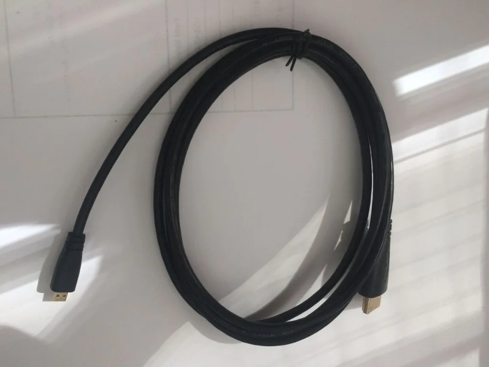 100 шт. 1 м 3 фута 1,8 м 6 футов микро HDMI к HDMI Мужской адаптер конвертер кабель для планшетный ПК, телевизор 1080 p 4 K HD tv