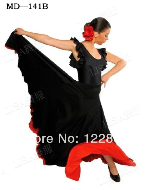 Бесплатная доставка женские черный Красный производительность юбка