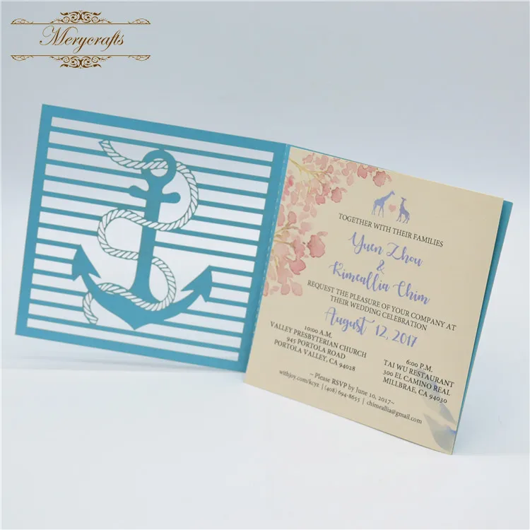 Элегантный дизайн якоря пригласительная открытие церемонии|card design|card cardcard invitation
