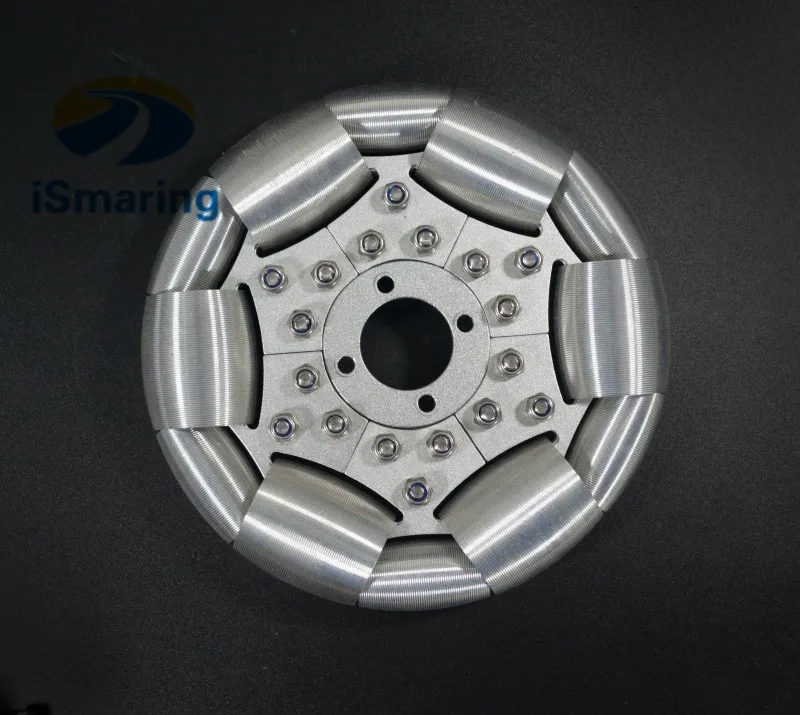 127 мм алюминиевые одноколесные универсальные колеса Omni для балансировки шариков