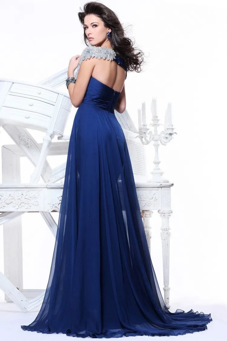 2015 Summer New A-line Sweetheart One-shoulder Floor-length Mint Green/blue/ Sexy Prom Dresses Fuschia Cheap Big Discount | Свадьбы и