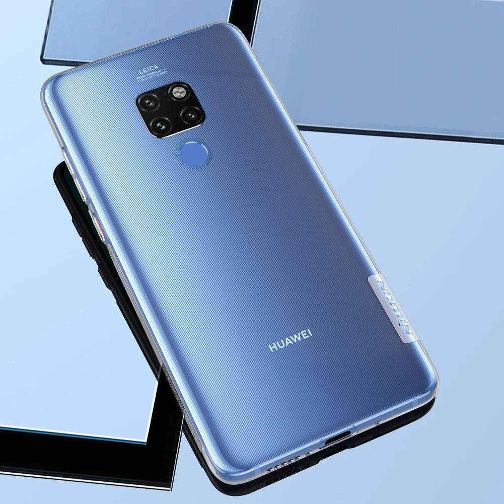 TPU чехол для huawei mate 20 6,53 дюймов Nillkin натуральный прозрачный мягкий Кремний Мягкий чехол huawei mate 20 чехол