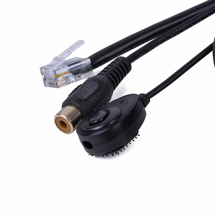Черная Улучшенная 6 ядерная гарнитура YIDATON PTT MIC Hands free для Yaesu Radio FT
