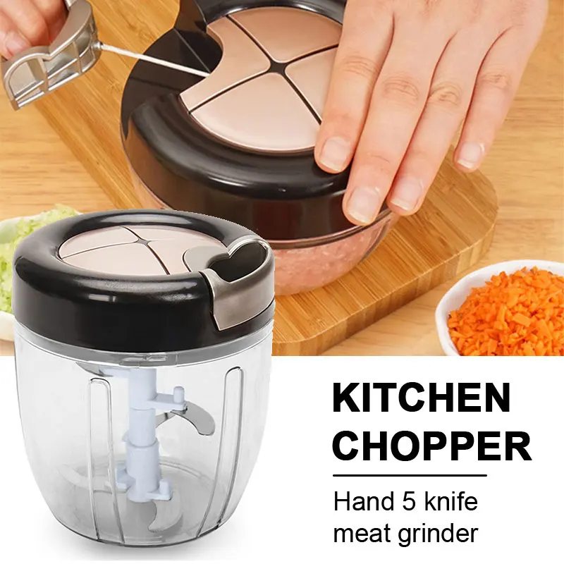 Practic Slicer Cutter мясорубки 5 лезвий нержавеющая сталь и АБС-пластик ручной Тяговый Тип