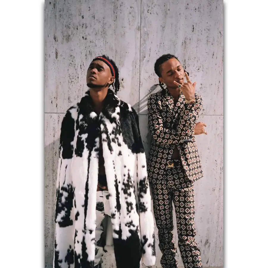 S806 Rae Sremmurd рэп хип хоп музыкальная группа рэпер звезда настенная живопись Печать