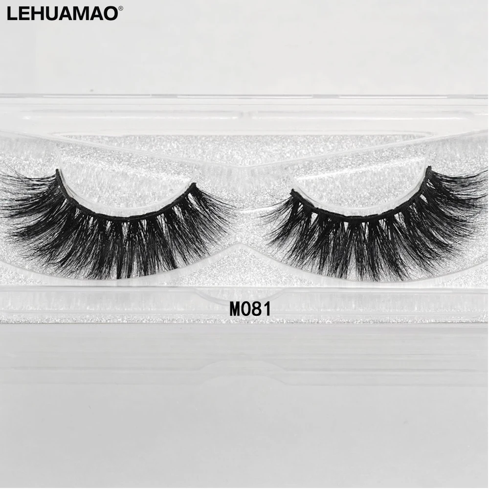 

LEHUAMAO Mink Lashes 3D Mink Eyelashes Cross thick Extension Eyelashes Natural Long Lasting False Eyelashes Volume 81Styles M081