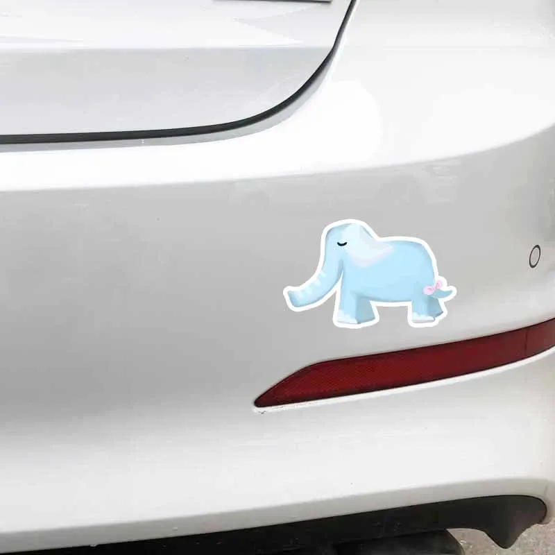 YJZT 16 см * 10 2 Dream Blue Animal Elephant наклейка для автомобиля ПВХ 5 2010|Наклейки на автомобиль|