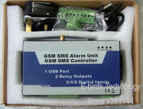 hot sale GSM Alarm System SMS Controller Home Burglar Security USB Remote Switch Machine |