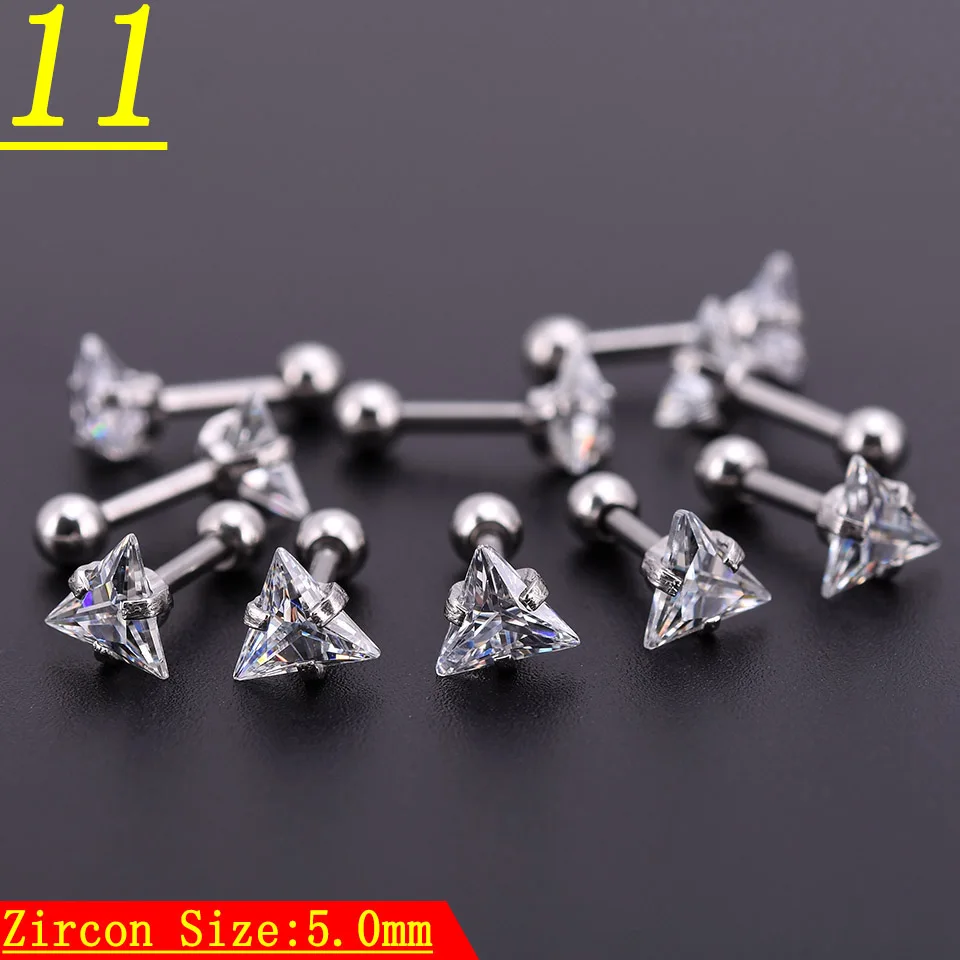 Кольцо-штанга из нержавеющей стали для пирсинга ювелирное изделие прокола губ