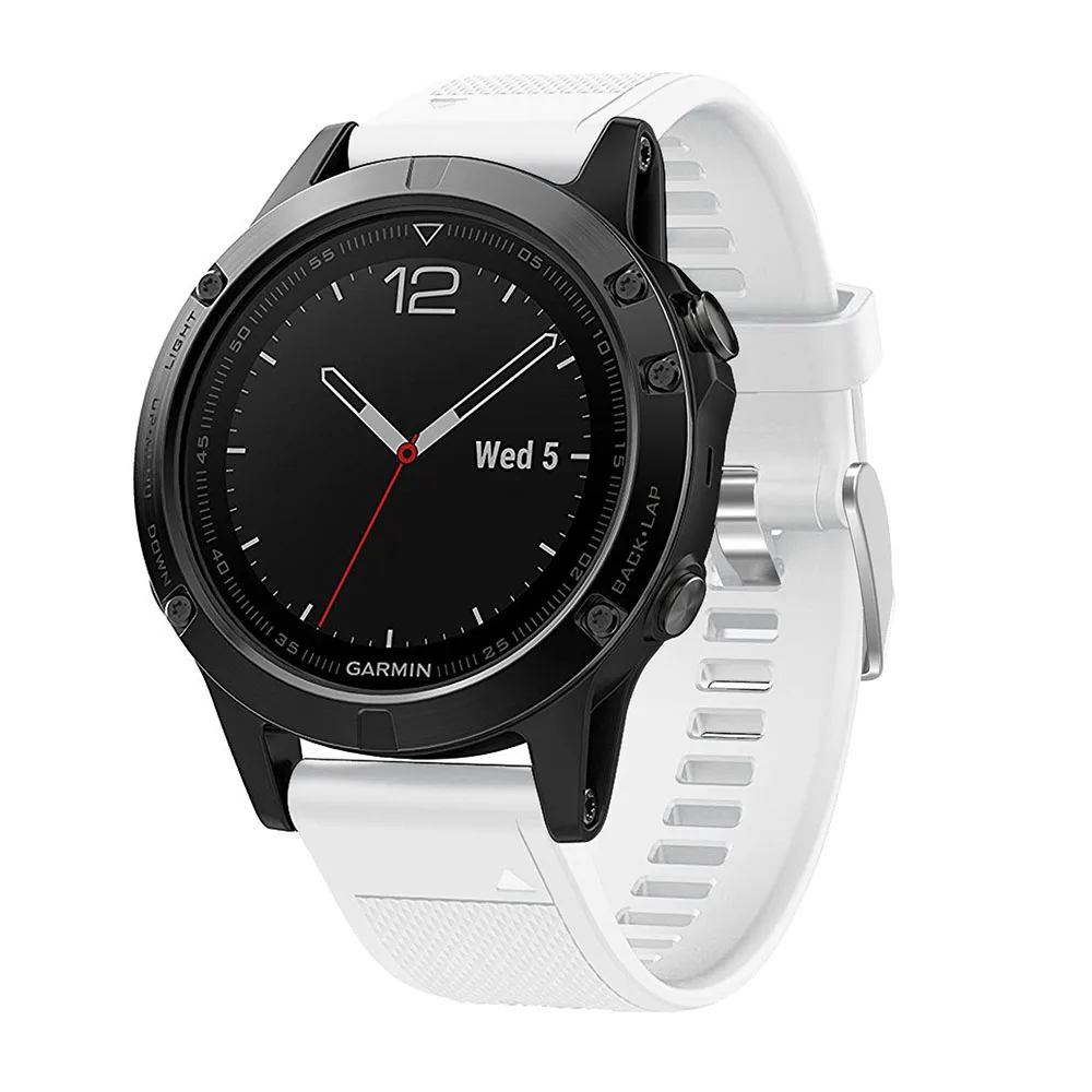 22 мм ремешок для наручных часов Ремешок для Garmin Fenix 5 Смарт-часы быстросъемный силиконовый легкий ремешок для наручных часов Ремешок для Garmin Forerunner 935