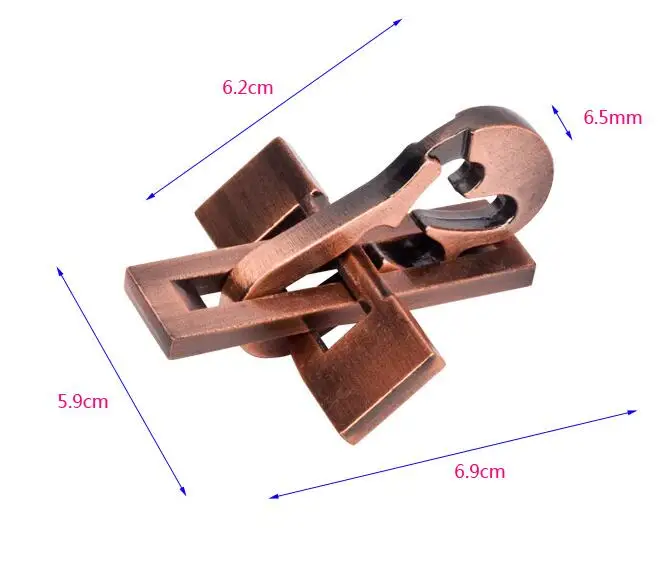 

Classic Metal Brain Teaser Violon Puzzle Game