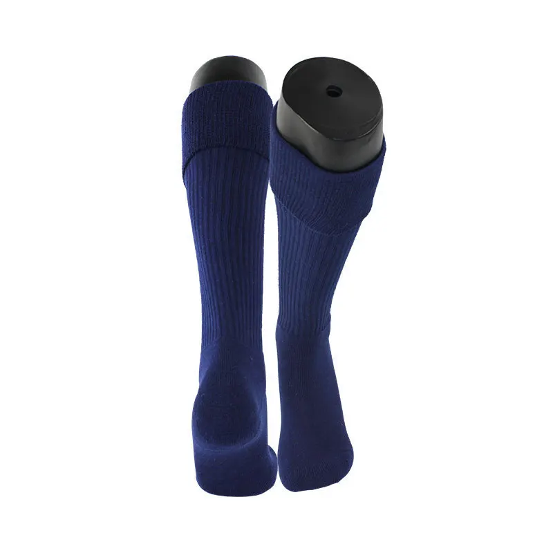 06 Navy Blue Brothock футбольные носки Для мужчин тренировочная сумка для отдыха на открытом воздухе, быстро сохнет, Бег чистый спортивные носки высокие носки с махровым следом Противоскользящий Футбол Носки - Цвет: 06 Navy Blue