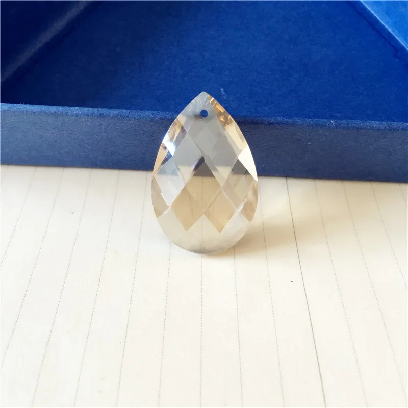 Подвесная люстра в форме коньяка 10 шт. 38 мм|crystal glass prism|cognac colorglass crystal prisms |