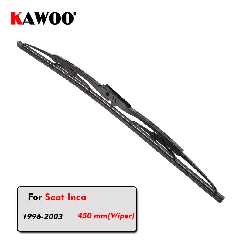 

KAWOO Car Rear Wiper Blade Blades Back Window Wipers Arm For Seat Inca Hatchback (1996-2003) 450mm Car Accessories Styling