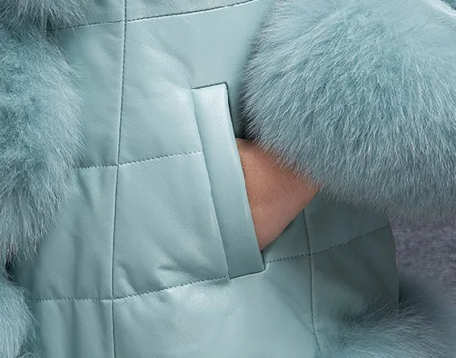 2017 пальто из искусственной кожи в стиле пэчворк средней длины искусственного