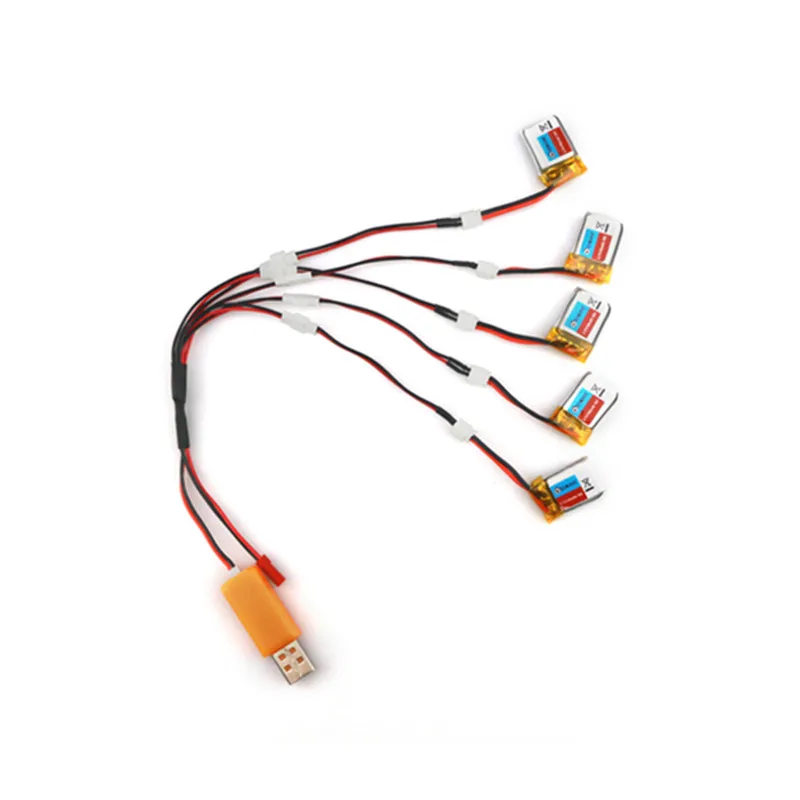 5 шт. комплект с зарядным устройством USB для батарей E010 3 7 В 150 мА · ч запасные части