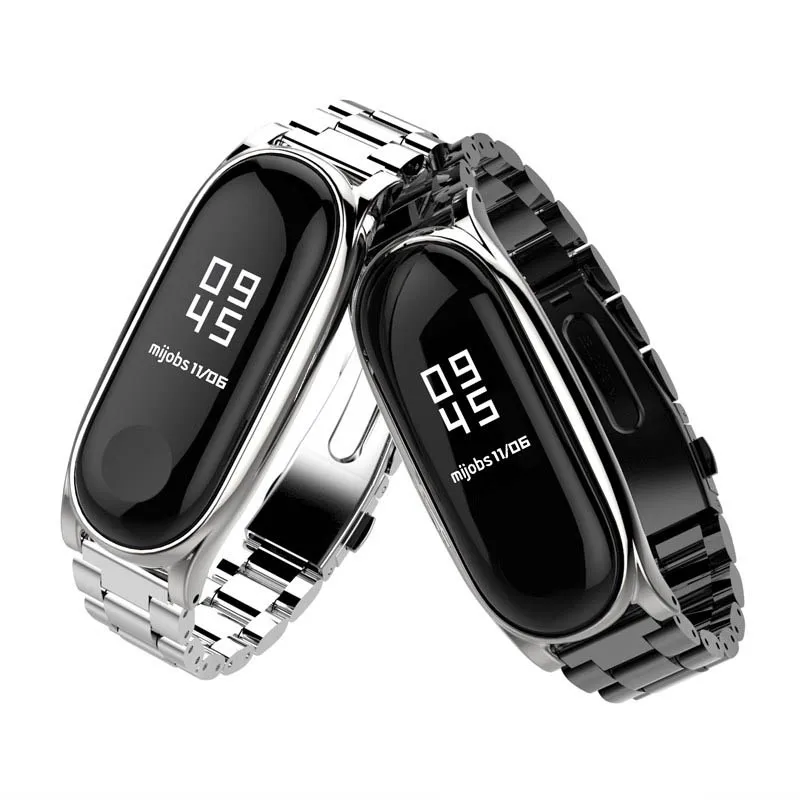 Сменный ремешок для часов из нержавеющей стали XiaoMi Miband 3 JLRJ88|Смарт-аксессуары| |