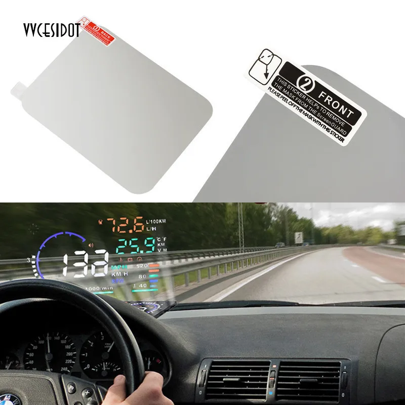 Эксклюзивная пленка OBD HUD для отображения головы отражающая инструменты