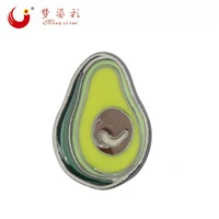 1pcs cute acrylic brooches badge fruits food lapel pins corsage cartoon avocado brooch accessories x1786