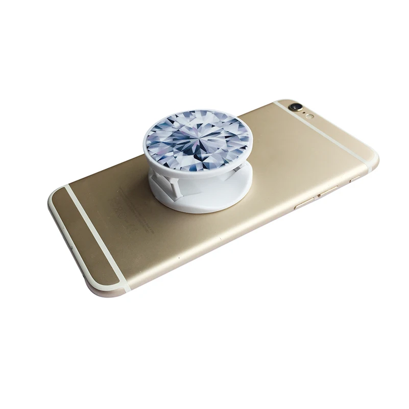 Подставка для телефона с круглым узором кристаллами бриллиантами Русалка