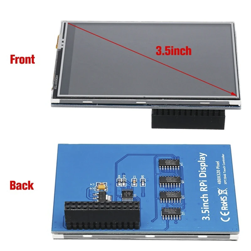 

3,5 "320*480 TFT сенсорный экран ЖК-Дисплей Чехол для Raspberry Pi A B A + 2B 3B 3B +