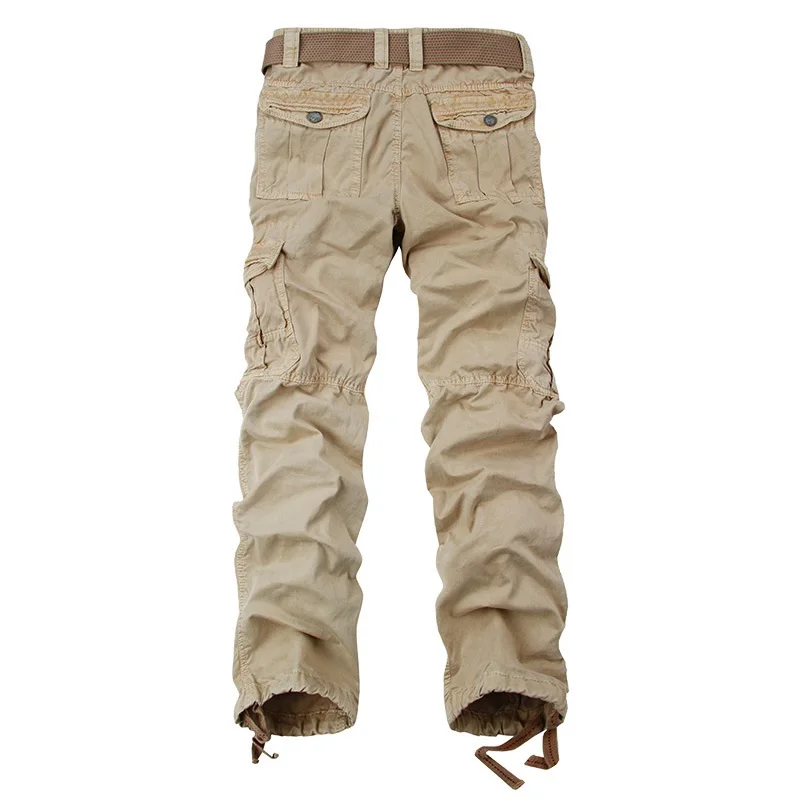 HANQIU тактические брюки карго мужские с большими карманами армейские военные