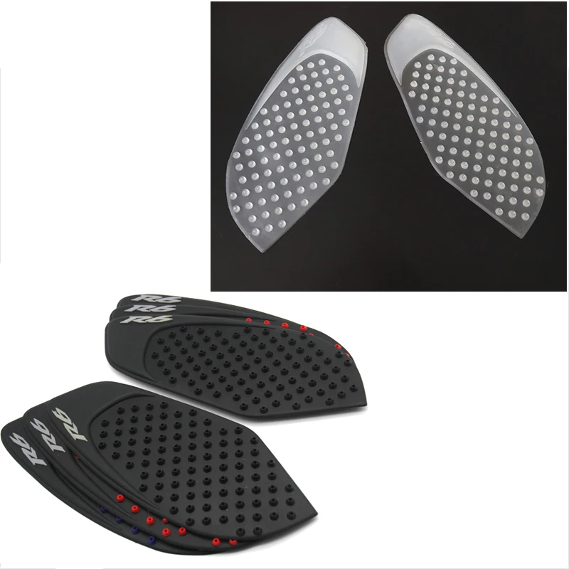 Противоскользящие коврики для бака мотоцикла Yamaha R6 2008 - 2015 3M боковой газовый