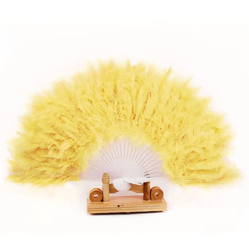 Новый качественный веер с красивыми перьями для танцев реквизит Ручной Веер