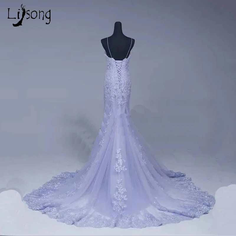 Женское вечернее платье футляр Lavender Lilac с кружевной аппликацией длиной до пола