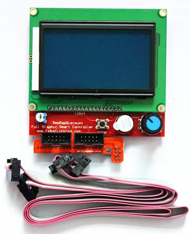 CNC 3D Принтер Комплект для Arduino Mega 2560 R3 + RAMPS 1 4 контроллер LCD 12864 6 концевых