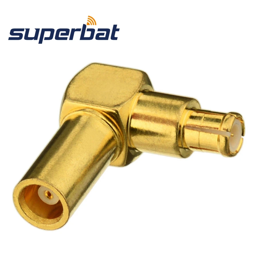 Superbat MCX Jack to Plug Adapter Right Angle RF Coaxial Connector | Мобильные телефоны и аксессуары