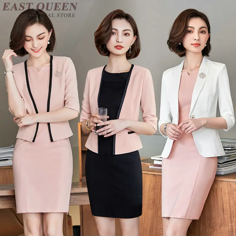 Женские деловые костюмы для интервью роскошное Деловое платье женщин Офисная
