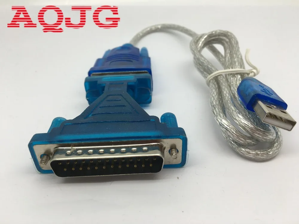 Новый USB 2 0 к RS232 com порт 9 контактный последовательный DB25 DB9 адаптер кабель