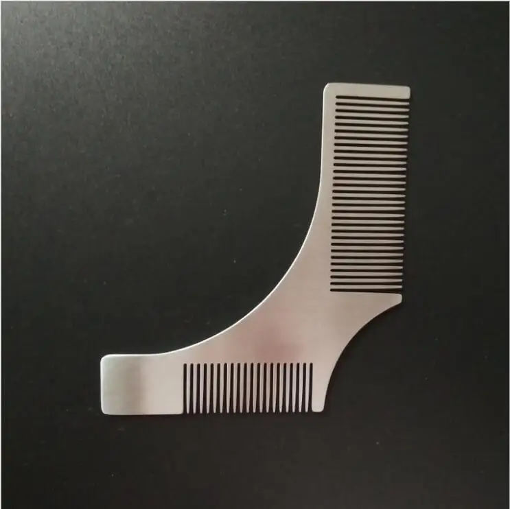 1 шт. расческа из нержавеющей стали для придания формы бороде | Красота и здоровье
